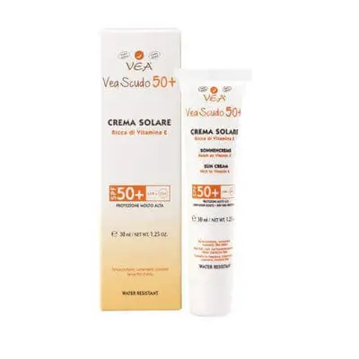 Crema con protezione solare molto alta SPF 50+, Vea Scudo 50+, 30 ml, Hulka