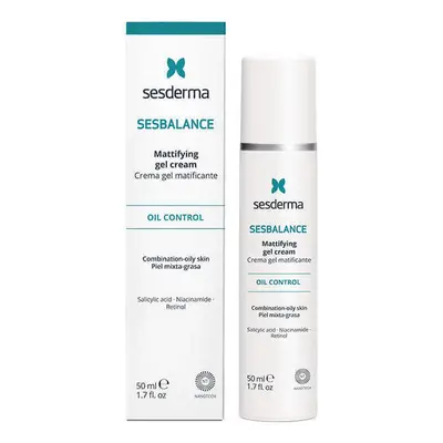 Sesbalance gel-crema opacizzante per pelli miste e grasse, 50 ml, Sesderma