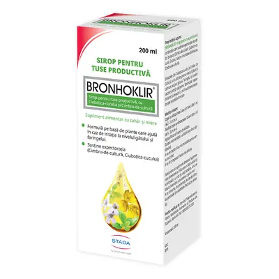 Bronhoklir sciroppo per la tosse produttivo, 200 ml, Stada