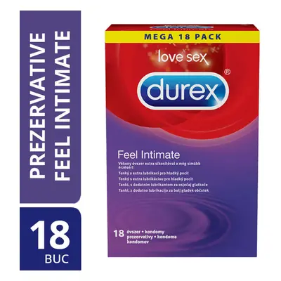 Preservativi Feel Intimate, 18 pezzi, Durex