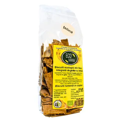 Biscotti biologici con sedano, 200 g, Ecomania