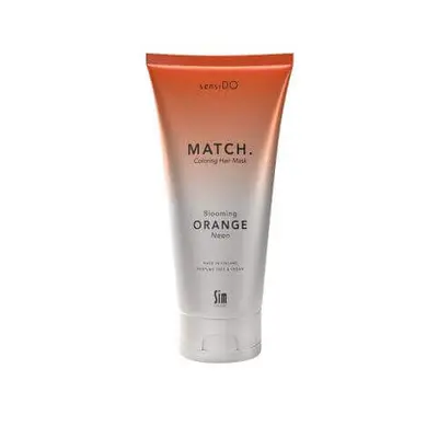 Maschera per capelli colorante Blooming Orange Neon, 200ml, Sensido Match