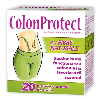 Colon Protect con fibre naturali e sapore di melograno, 20 bustine, Zdrovit