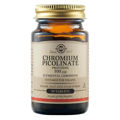 Solgar Chromium Picolinate, 100 µg, 90 capsule