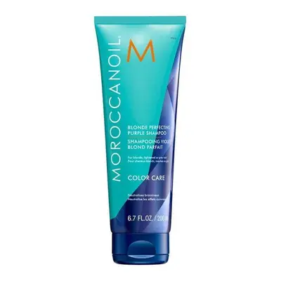 Shampoo Blonde Perfecting Purple per capelli biondi, 200 ml, Moroccanoil