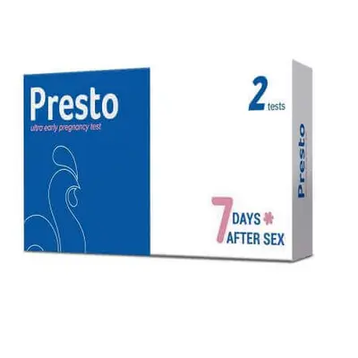 Test di gravidanza Presto, 2 pezzi, Blue Cross Bio-Medical Co Ltd