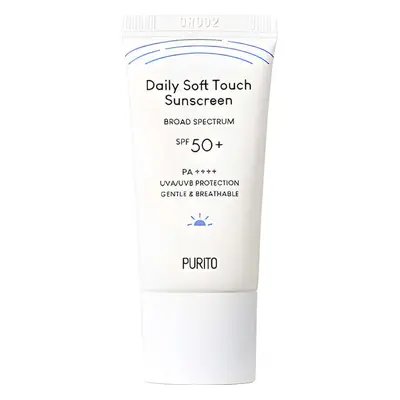 Crema viso per la protezione solare con SPF 50+ PA++++ Daily Soft Touch, 15 ml, Purito