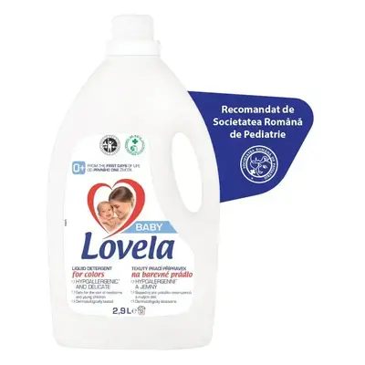 Detersivo liquido per capi colorati, 2,9 Litri, Lovela Baby