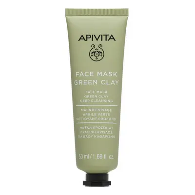 Maschera peeling profondo con argilla verde, 50 ml, Apivita