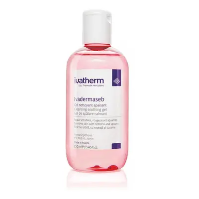 Gel detergente lenitivo per pelli sensibili con arrossamenti e squame Ivadermaseb, 250 ml, Ivath