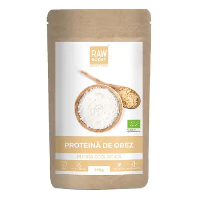 Proteine ​​di riso in polvere, 250 g, RawBoost