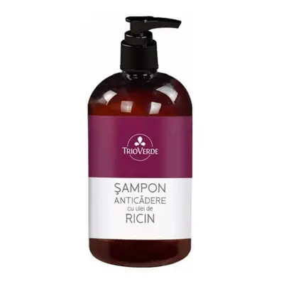 Shampoo anticaduta con olio di ricino, 250 ml, Trio Verde