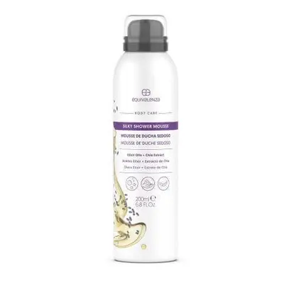 Schiuma doccia Silky Mousse con oli essenziali, 200 ml, Equivalenza