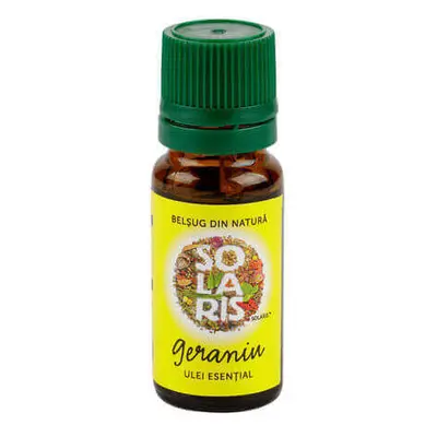 Olio essenziale di geranio, 10 ml, Solaris