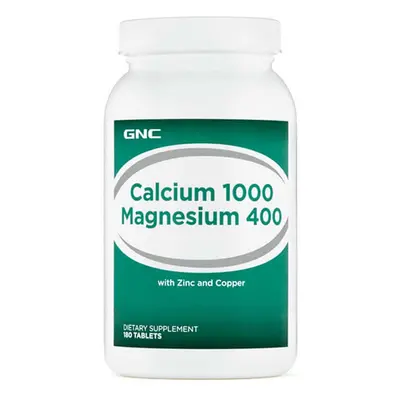 Calcio 1000 mg e magnesio 400 mg (961767), 180 compresse, GNC