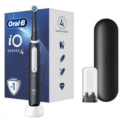 Spazzolino elettrico iO4 nero opaco, Oral-B