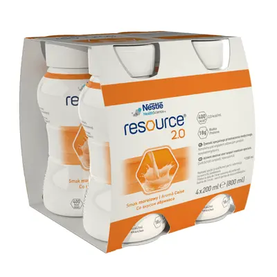 Risorsa 2.0 con Albicocca, 4 x 200 ml, Nestlé