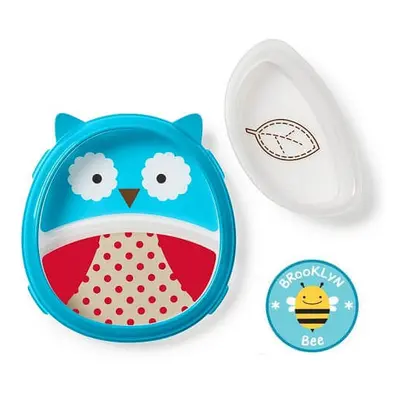 Set Piatto e Ciotola Smart Zoo - Gufo, +6 mesi, SkipHop