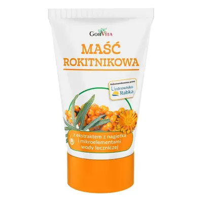 Unguento con olio di olivello spinoso ed estratto di calendula, 135 ml, GorVita