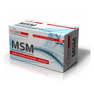 MSM Metilsulfonilmetano 600mg, 50 capsule, Farmaclass