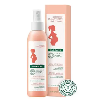 Olio per la prevenzione delle smagliature, 200 ml, Klorane Mum