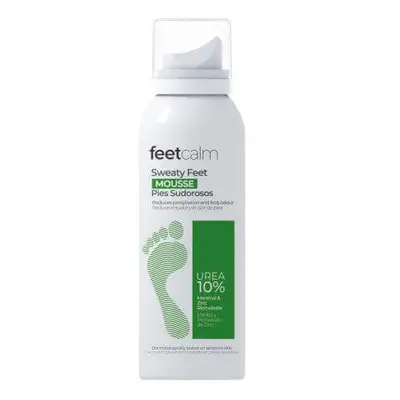 Schiuma per piedi sudati con urea al 10%, 75 ml, Foot Calm