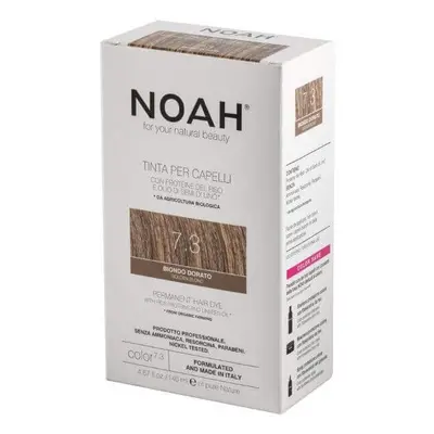 Tintura per capelli naturale, Biondo dorato (7.3) x 140ml, Noah