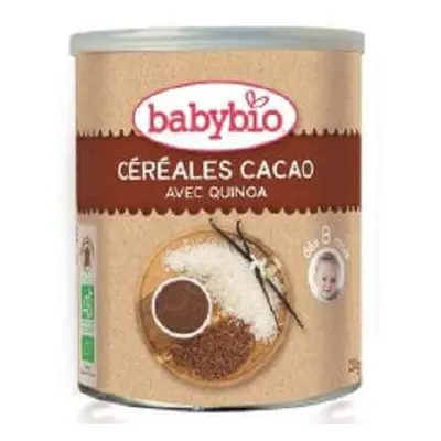 Cereali bio da quinoa e cacao, +8 mesi, 220 g, BabyBio