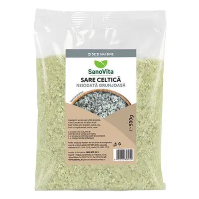 Sale celtico grosso non iodato, 500 g, Sanovita