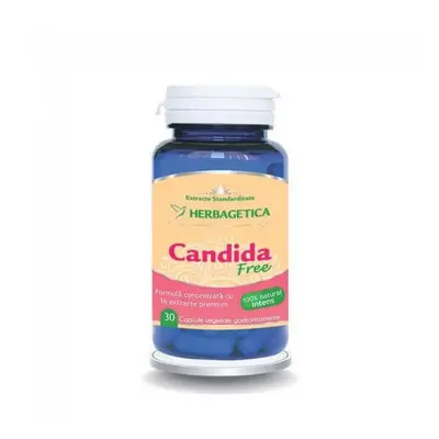 Candida Free, 30 cps, Herbagetica