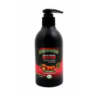 Sapone naturale in crema con argan, olivello spinoso e note fruttate 240 ml, Verre de Nature