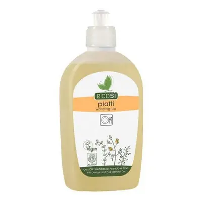 Eco detersivo concentrato per piatti con olio di arancia Ecosi, 500 ml, Pierpaoli