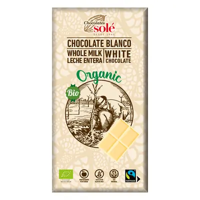 Cioccolato bianco biologico, 100g, Pronat