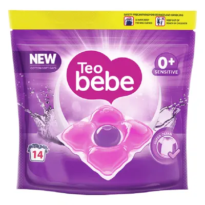 Detersivo in capsule per Bucato Sensibile, 14 capsule, Teo Bebe