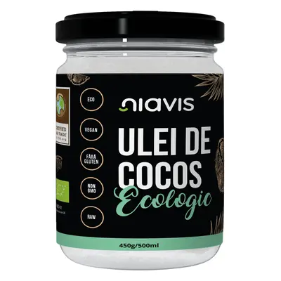 Olio di cocco extravergine ecologico, 450 g, Niavis