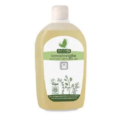 Eco soluzione detersivo per lavastoviglie alla menta ed eucalipto, 500 ml, Ecosi