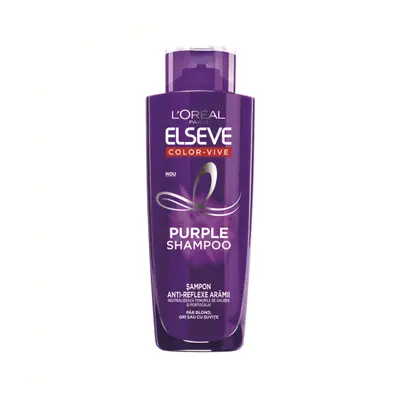 Shampoo per capelli biondi Color Vive Purple, 200 ml, Elseve