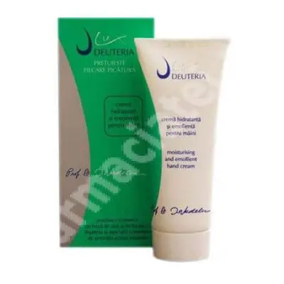 Crema mani idratante ed emolliente, 75 ml, Deuteria Cosmetici