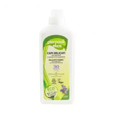 Detersivo liquido eco per capi delicati, lavaggio manuale e automatico Ekos, 1000 ml, Pierpaoli