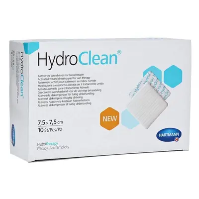 Medicazione attivata per terapia umida HydroClean Advance 7,5x7,5 cm (609768), 10 pezzi, Hartman