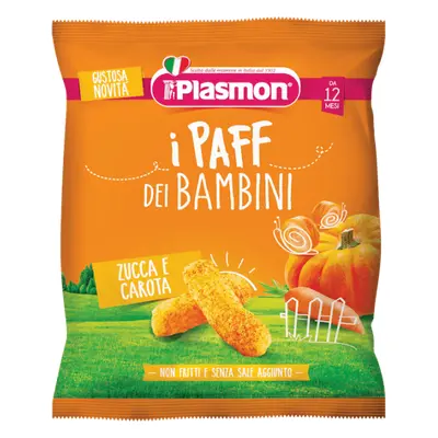 I Paff Dei Bambini Gusto Zucca E Carota Plasmon 15g