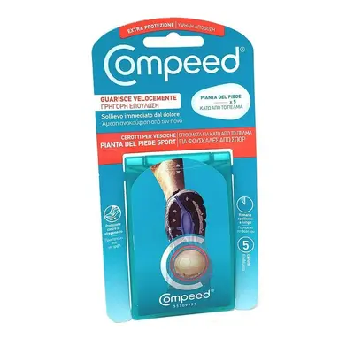 Compeed Vesciche - Cerotti Pianta Del Piede Sport, 5 Cerotti