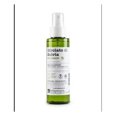 Idrolato di salvia bio antinfiammatorio, 100 ml, La Saponaria