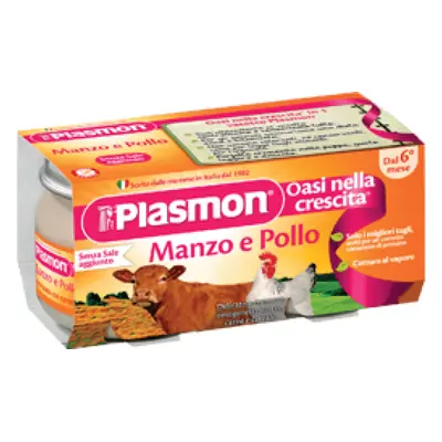 Plasmon Omogeneizzato Di Carne Manzo E Pollo 2x80g