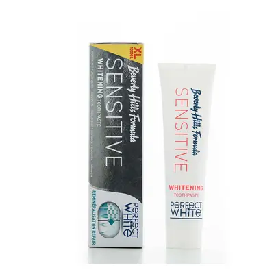 Dentifricio Perfect White Sensitive, 100 ml, Formula Beverly Hills