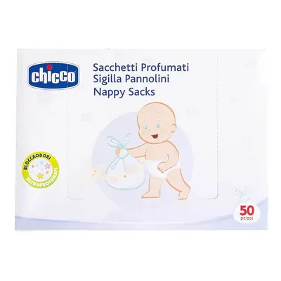 Chicco Sacchetti Profumati Sigilla Pannolini, 50 sacchetti