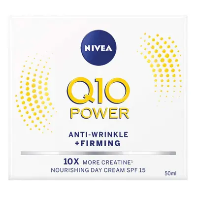 Crema giorno antirughe con SPF 15 Q10 Power, 50 ml, Nivea