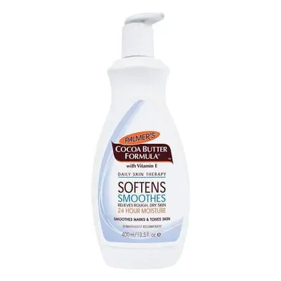 Lozione corpo idratante, con burro di cacao e vitamina E, per pelli secche, 400 ml, Palmer's