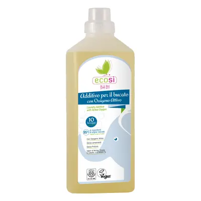 Additivo per bucato ecologico con ossigeno attivo Ecosi Baby, 1000 ml, Pierpaoli