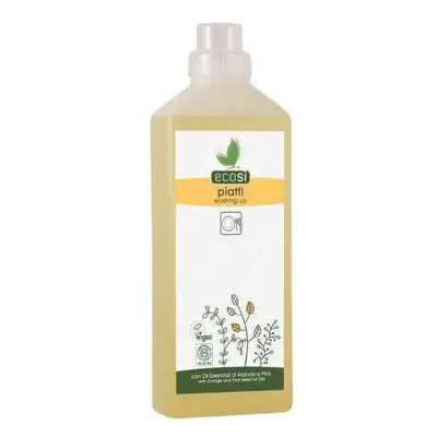 Eco detersivo concentrato per piatti con olio di arancia Ecosi, 1000 ml, Pierpaoli